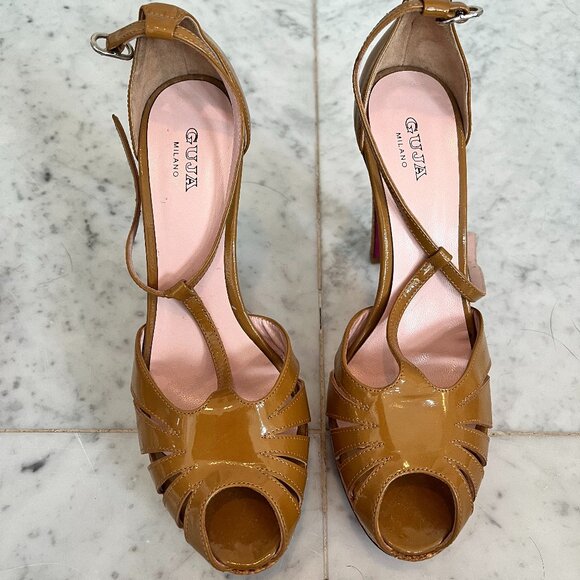 Guja Italian Leather Heels - NWOT - Picture 1 of 3